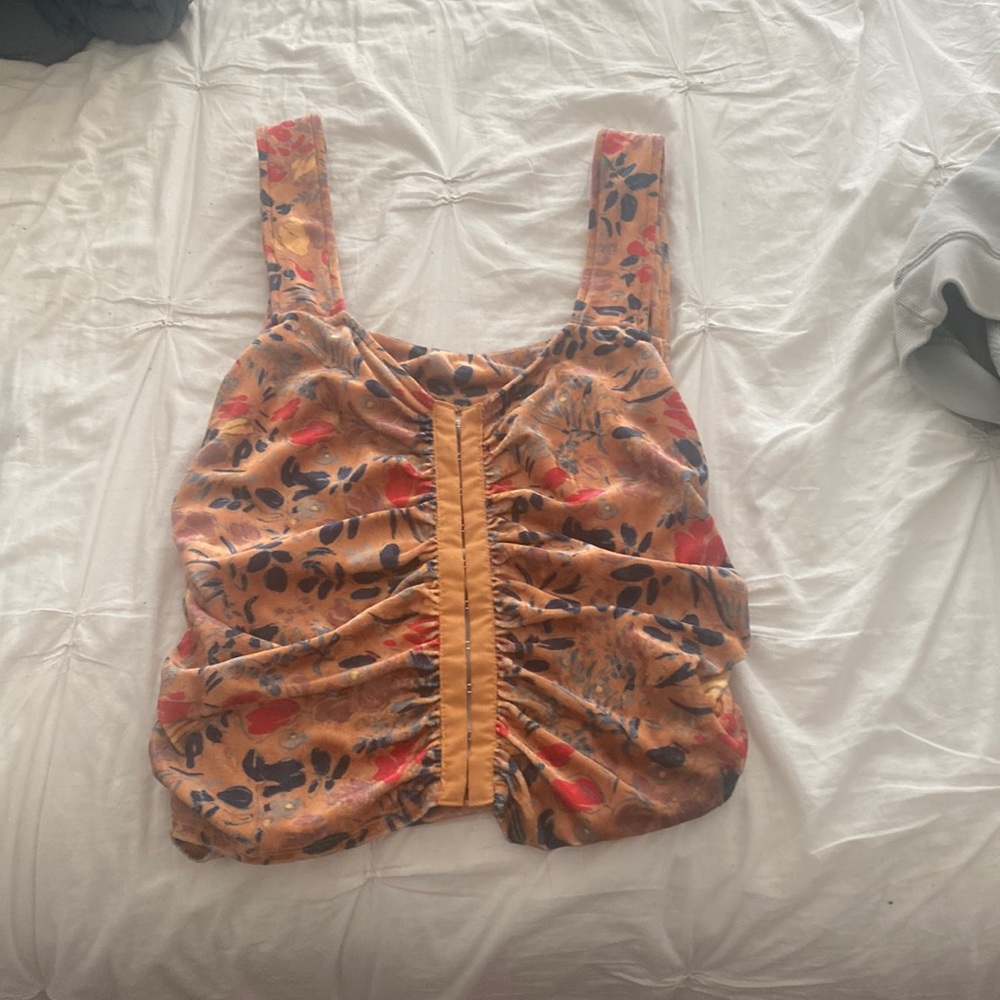 free people velvet tank size small